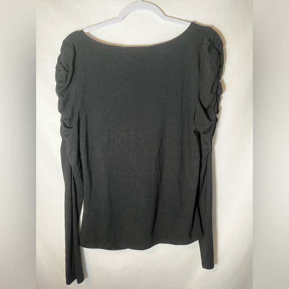 Veronica Beard Priyanka Ruched Long Sleeve Top Size L - Picture 11 of 11